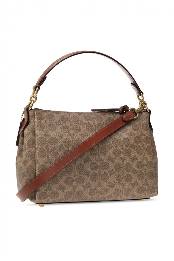 coach shay shoulder bag with whipstitch detail